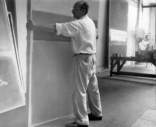Henry Elkan, Rothko déplaçant Untitled,1954 